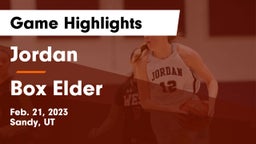 Jordan  vs Box Elder  Game Highlights - Feb. 21, 2023