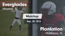 Matchup: Everglades vs. Plantation  2016