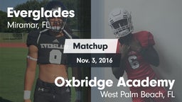 Matchup: Everglades vs. Oxbridge Academy 2016