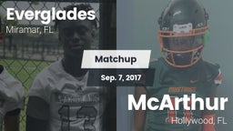 Matchup: Everglades vs. McArthur  2017