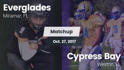 Matchup: Everglades vs. Cypress Bay  2017