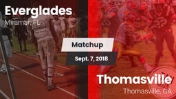 Matchup: Everglades vs. Thomasville  2018