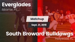 Matchup: Everglades vs. South Broward  Bulldawgs 2018