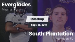 Matchup: Everglades vs. South Plantation  2018