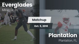 Matchup: Everglades vs. Plantation  2018