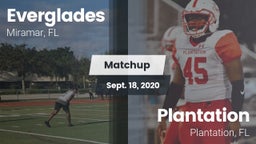 Matchup: Everglades vs. Plantation  2020