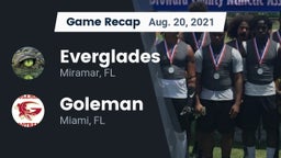 Recap: Everglades  vs. Goleman  2021