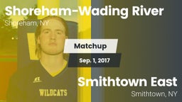 Matchup: Shoreham-Wading Rive vs. Smithtown East  2017