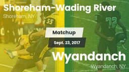 Matchup: Shoreham-Wading Rive vs. Wyandanch  2017