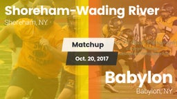 Matchup: Shoreham-Wading Rive vs. Babylon  2017
