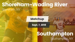 Matchup: Shoreham-Wading Rive vs. Southampton  2018