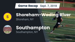 Recap: Shoreham-Wading River  vs. Southampton  2018