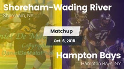 Matchup: Shoreham-Wading Rive vs. Hampton Bays  2018
