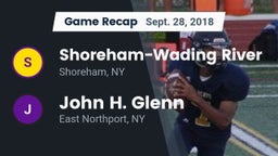 Recap: Shoreham-Wading River  vs. John H. Glenn  2018