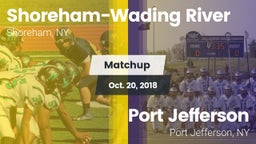 Matchup: Shoreham-Wading Rive vs. Port Jefferson  2018