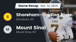 Recap: Shoreham-Wading River  vs. Mount Sinai  2019