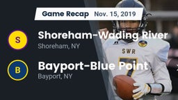 Recap: Shoreham-Wading River  vs. Bayport-Blue Point  2019