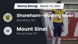 Recap: Shoreham-Wading River  vs. Mount Sinai  2021