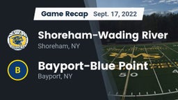 Recap: Shoreham-Wading River  vs. Bayport-Blue Point  2022