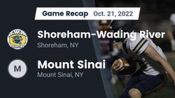 Recap: Shoreham-Wading River  vs. Mount Sinai  2022