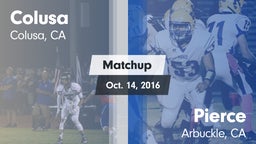 Matchup: Colusa vs. Pierce  2016