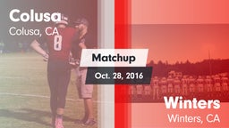 Matchup: Colusa vs. Winters  2016