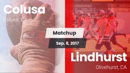 Matchup: Colusa vs. Lindhurst  2017
