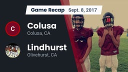 Recap: Colusa  vs. Lindhurst  2017