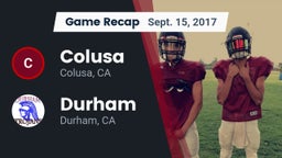 Recap: Colusa  vs. Durham  2017