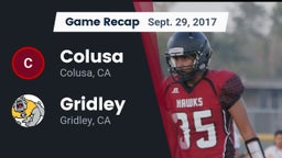 Recap: Colusa  vs. Gridley  2017