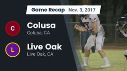 Recap: Colusa  vs. Live Oak  2017