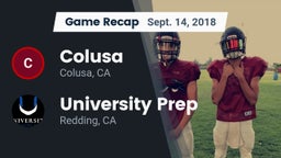 Recap: Colusa  vs. University Prep  2018