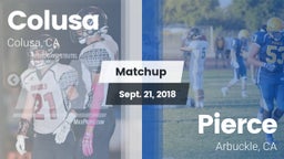 Matchup: Colusa vs. Pierce  2018