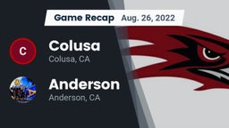 Recap: Colusa  vs. Anderson  2022