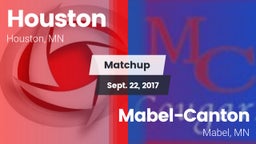 Matchup: Houston vs. Mabel-Canton  2017