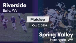 Matchup: Riverside vs. Spring Valley  2016