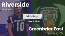 Matchup: Riverside vs. Greenbrier East  2018