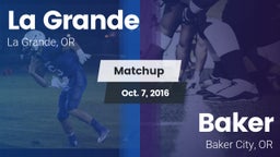 Matchup: La Grande vs. Baker  2016