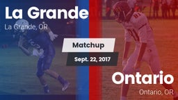 Matchup: La Grande vs. Ontario  2017