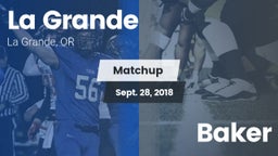 Matchup: La Grande vs. Baker 2018