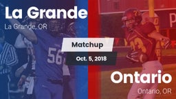 Matchup: La Grande vs. Ontario  2018