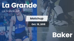Matchup: La Grande vs. Baker 2018