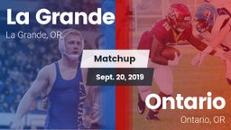 Matchup: La Grande vs. Ontario  2019