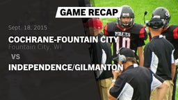 Recap: Cochrane-Fountain City  vs. Independence/Gilmanton 2015
