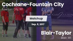 Matchup: Cochrane-Fountain Ci vs. Blair-Taylor  2017