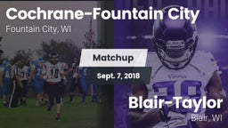Matchup: Cochrane-Fountain Ci vs. Blair-Taylor  2018