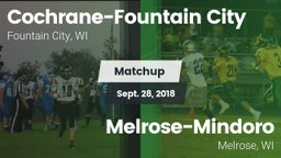 Matchup: Cochrane-Fountain Ci vs. Melrose-Mindoro  2018