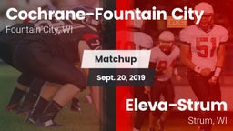 Matchup: Cochrane-Fountain Ci vs. Eleva-Strum  2019