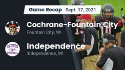 Recap: Cochrane-Fountain City  vs. Independence  2021