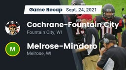 Recap: Cochrane-Fountain City  vs. Melrose-Mindoro  2021